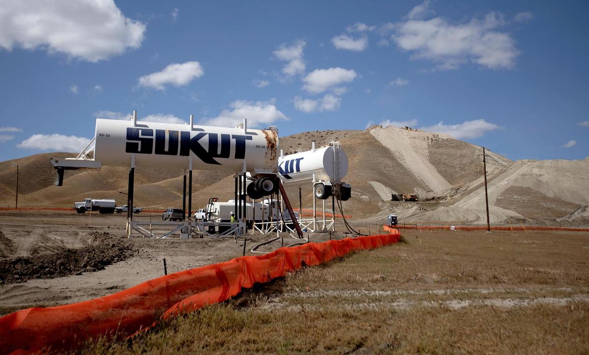 Work has begun on a widening project along Highway 46 near the Shandon rest stop.