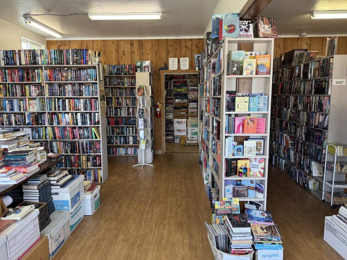 The front room at A to Z Books in Arroyo Grande.