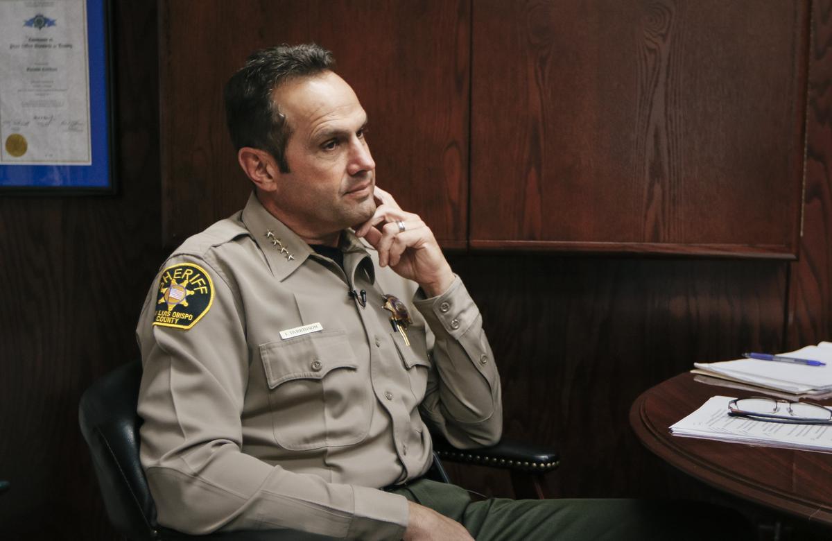 San Luis Obispo County Sheriff Ian Parkinson said in an interview Tuesday that he will "absolutely not" resign or drop out of the race for re-election, saying he didn't know that County Jail inmate Andrew Holland had been in a restraint chair until after Holland died Jan. 22, 2017.