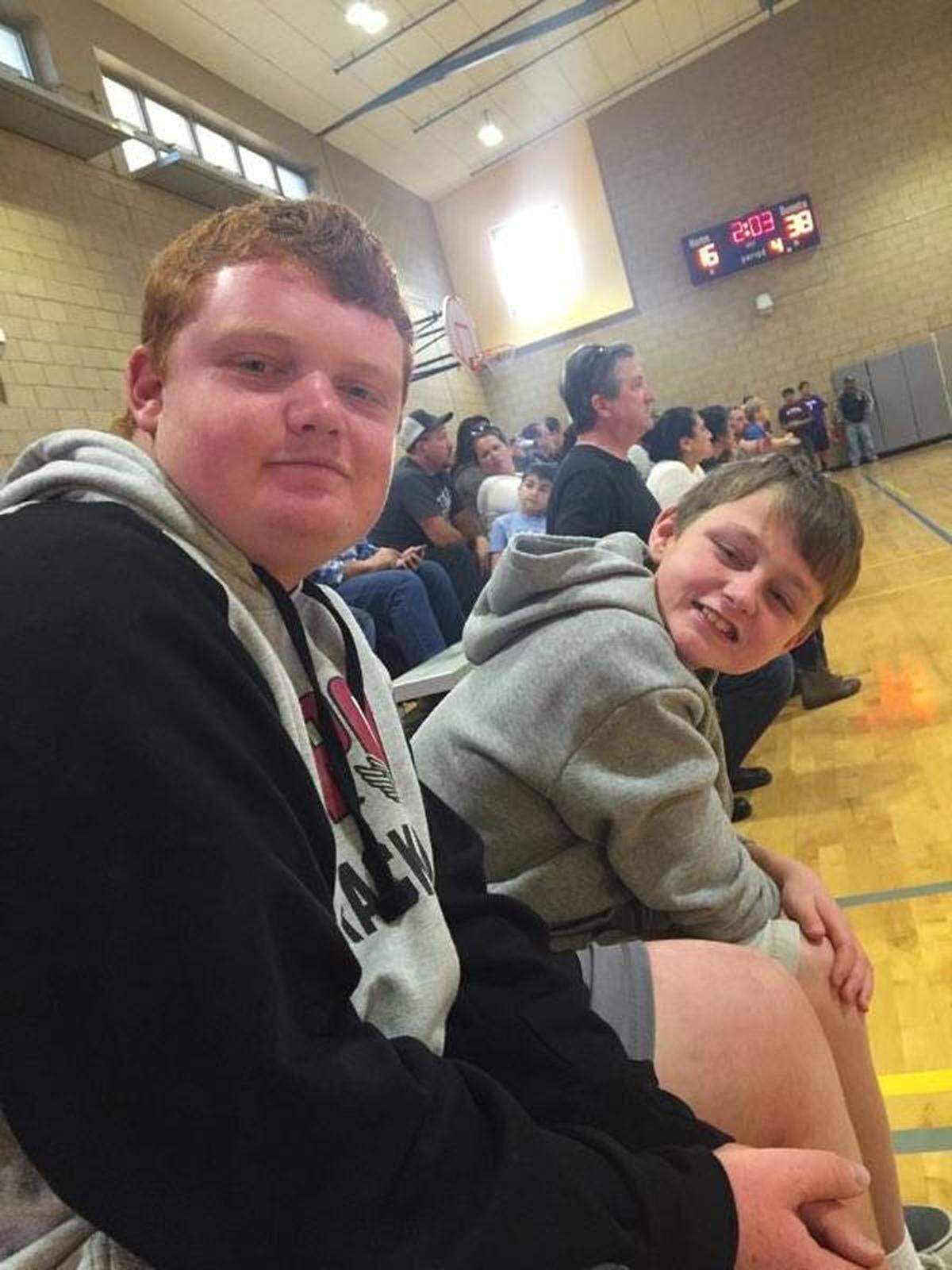 Jason “JJ” Macfarland, left, poses for a picture with his brother Joshua Macfarland. Joshua Macfarland was killed in a fatal hit-and-run crash in Nipomo on May 12, 2022.