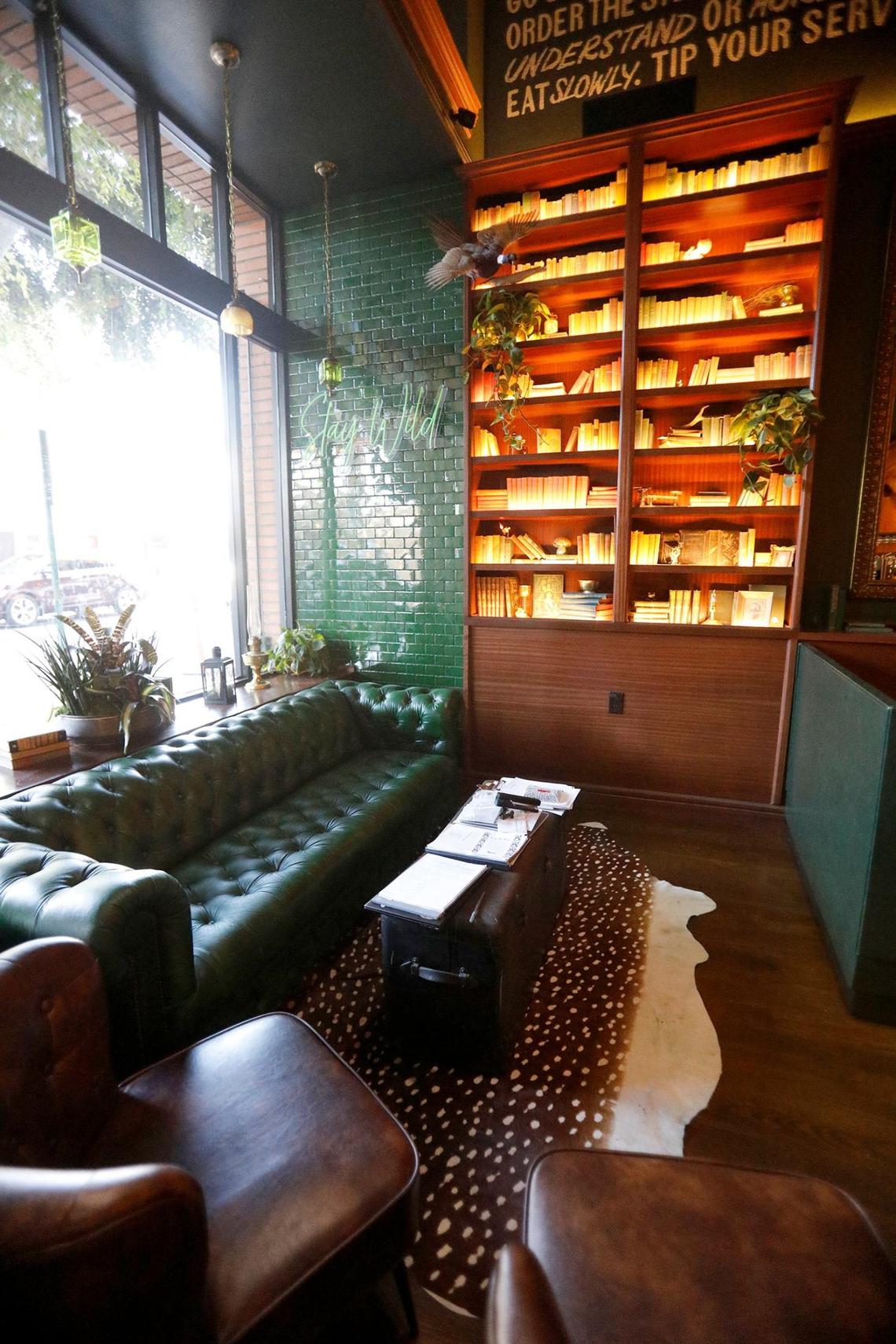 Feral Kitchen + Lounge is opening in the former Mother’s Tavern space in downtown San Luis Obispo, California. Multiple lounge areas are peppered throughout the restaurant.