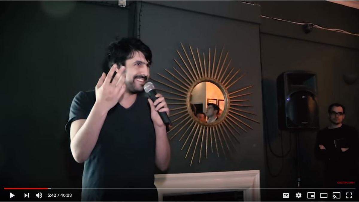 Chris Monteiro, a self-described expert of the “dark web,” is seen in a video posted to YouTube on March 28, 2016. Monteiro is expected to testify in an upcoming San Luis Obispo murder-for-hire trial.