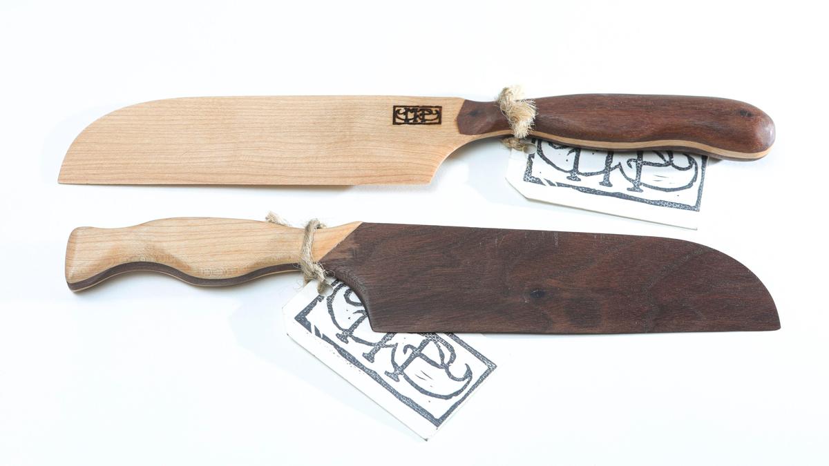 Wooden pastry knife from Mustache Pete.