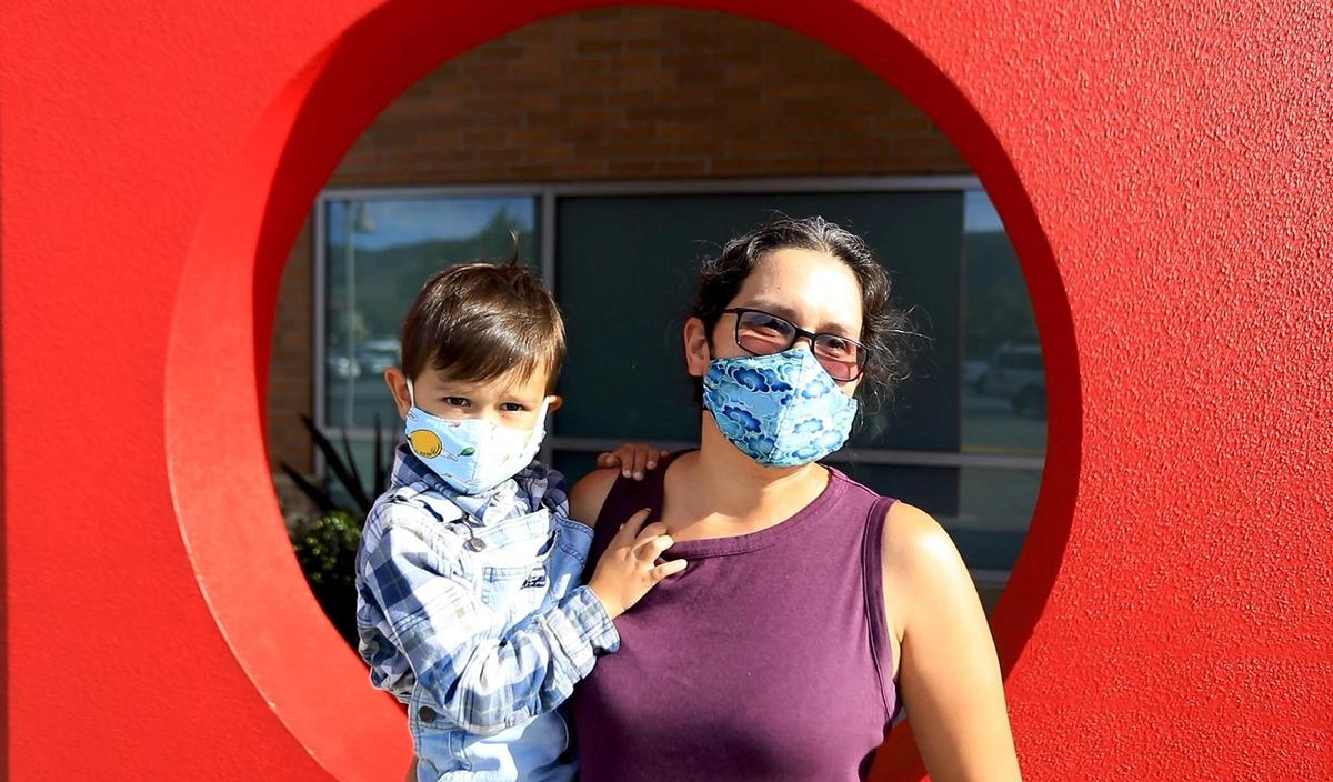 Black Friday shopping was mild in the year of another holiday season with the coronavirus pandemic. Mary Lewis, of Oceano, and son Ronin Raymond age 3. Small