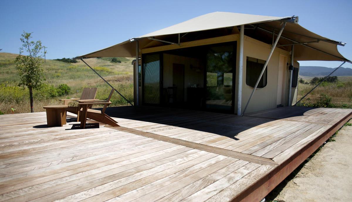 Nightsky camps will build 45 eco-tents on the Dairy Creek Golf Course by spring of 2026, repurposing nine unused holes for a sustainable, luxury getaway.