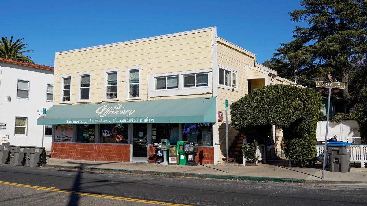 Gus’s Grocery has been open in San Luis Obispo at the corner of Osos Street and Leff Street since 1989, but is in danger of permanent closure following a failed health inspection Monday, Dec. 9, 2024. Owner Shannon Koester launched a GoFundMe campaign to replace broken equipment including a walk-in refrigerator and soda fountain and bring the business to profitability, but warned it may not survive to 2025.