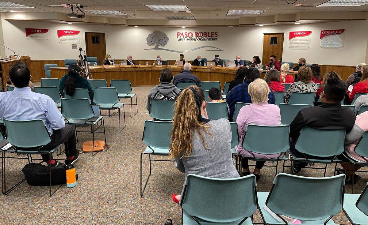 Several community members showed up to the Paso Robles Joint Unified School District Board of Education meeting Tuesday evening to hear the decision on the future of Georgia Brown and Glen Speck elementary schools.