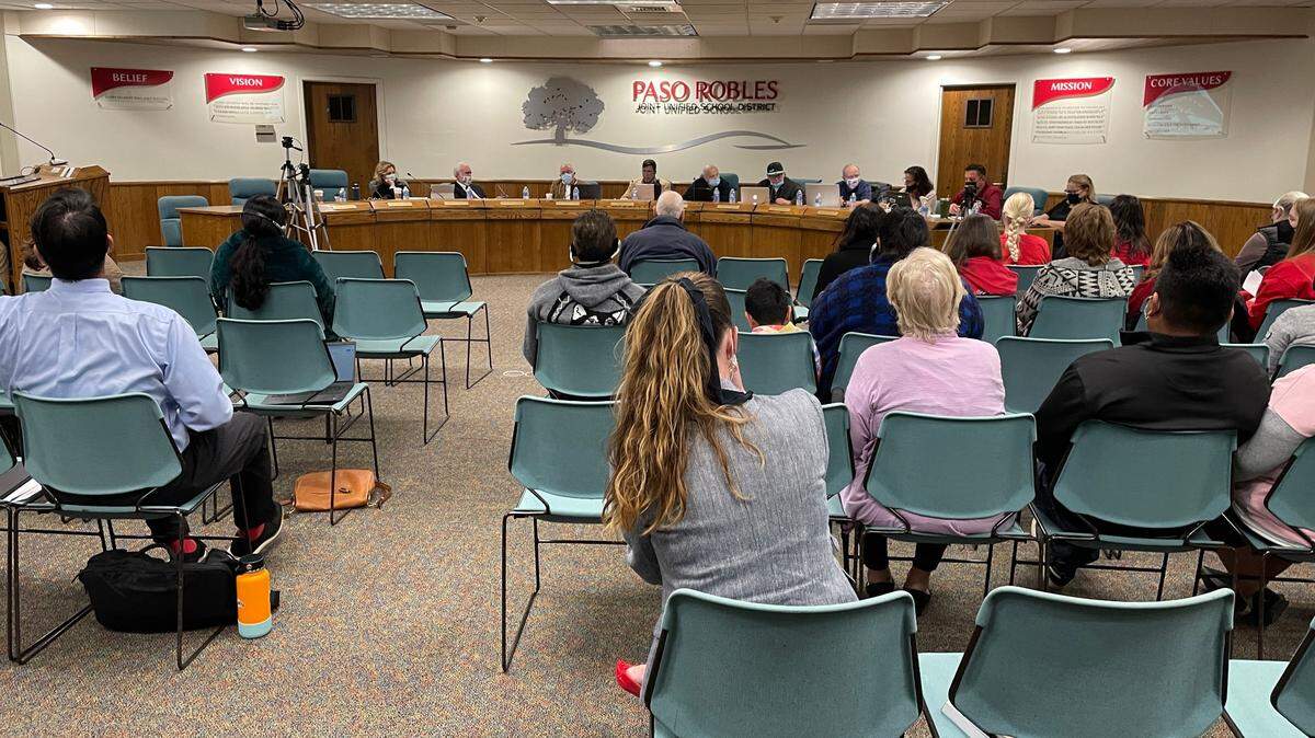 Several community members showed up to the Paso Robles Joint Unified School District Board of Education meeting Tuesday evening to hear the decision on the future of Georgia Brown and Glen Speck elementary schools.