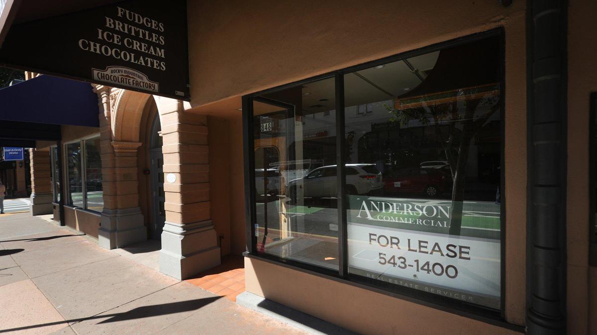 Rocky Mountain Chocolate Factory in San Luis Obispo on Higuera Street is closed and location is for lease as of March 2, 2023.