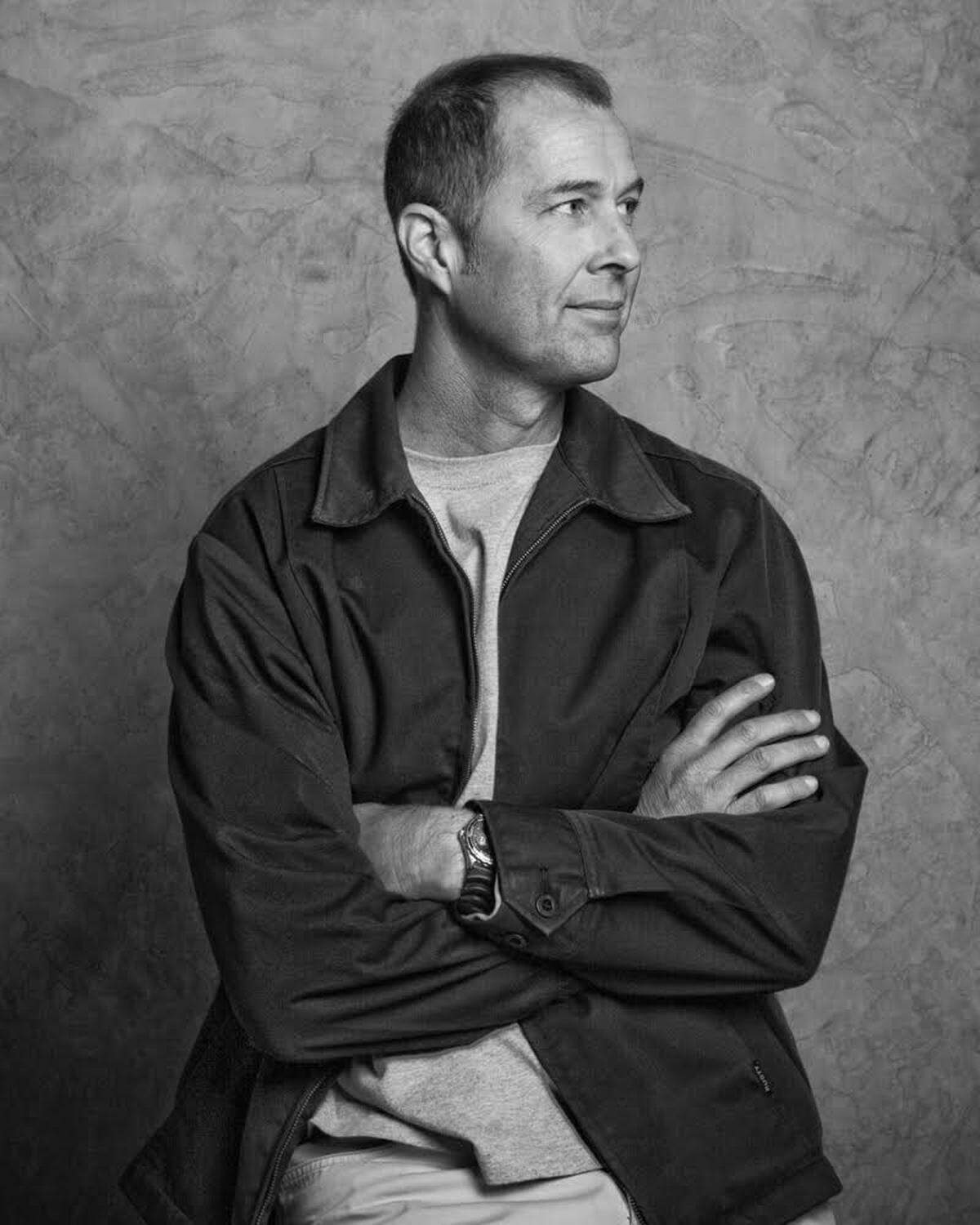 Photographer Joe Dominguez defines Dale Masten, shown above, as a “friend and graphic-design cronie.” Dominguez said the image “captures his design intellect and critical thinking. He’s ‘in the zone.’” It’s one of 170 images that Dominguez has published online in his “Cambria Portraits” collection.