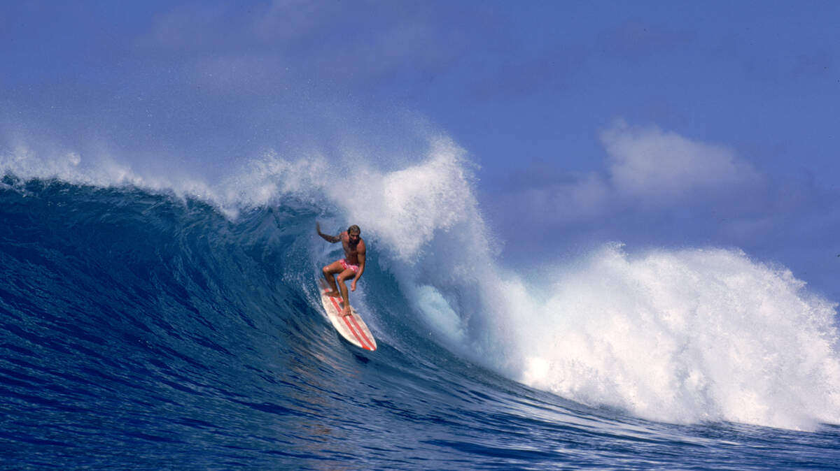A scene from the cult classic surf movie "Big Wednesday."