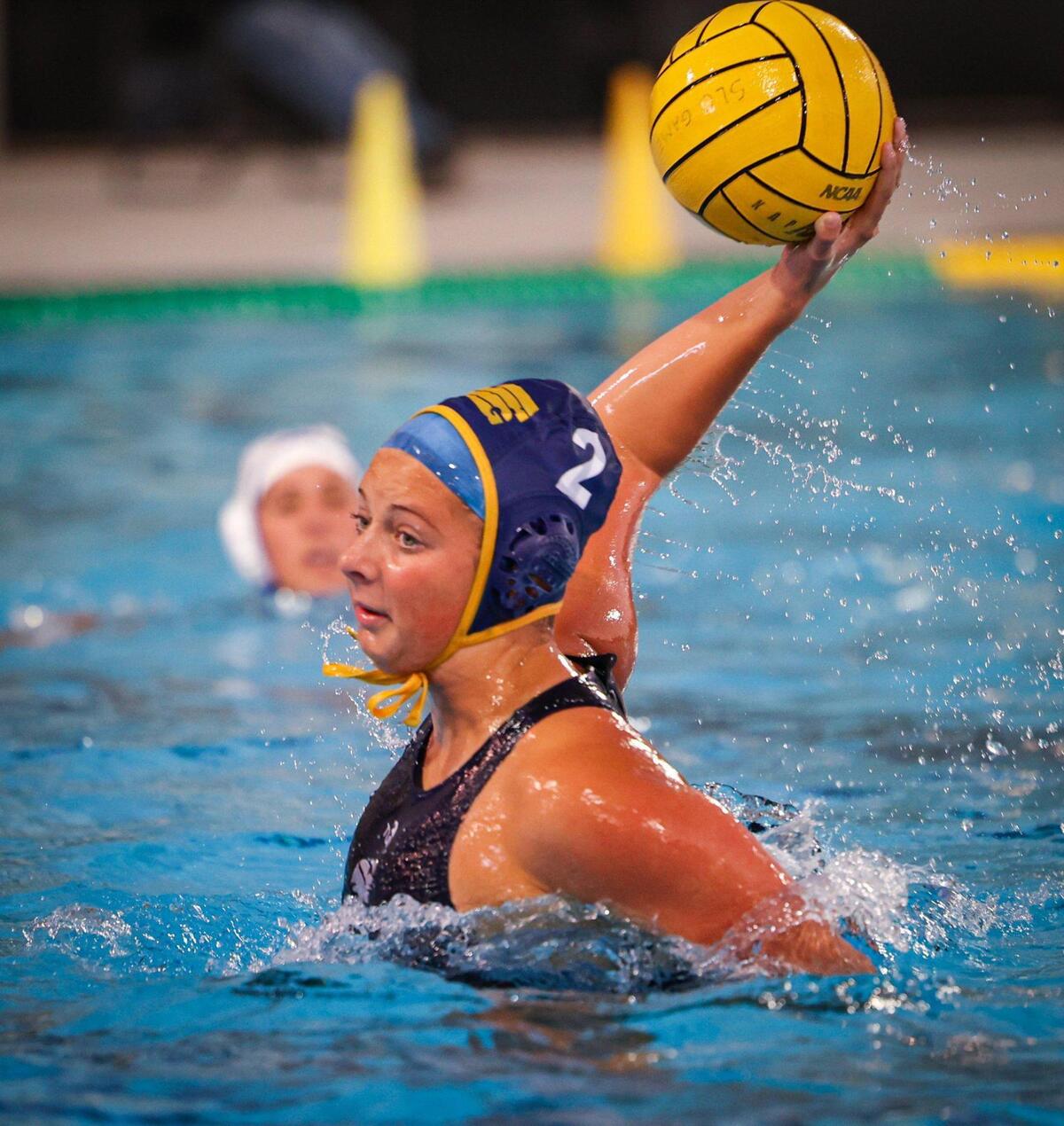 Sophie McGehee scores on a penalty shot for Arroyo Grande during a championship game on Oct. 27, 2022.