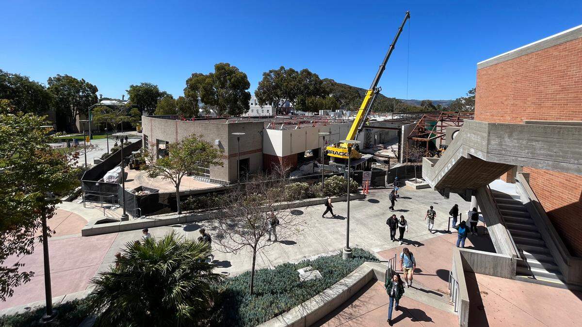 Cal Poly’s new 1901 Marketplace is currently under construction and set to open in fall 2023.