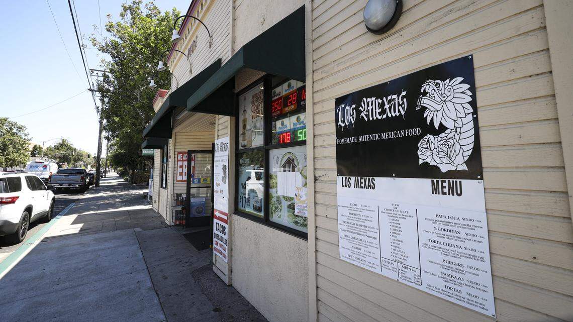 Los Mexas is open inside the Sidewalk Market near Mitchell Park in San Luis Obispo. Seen here on July 25, 2025.