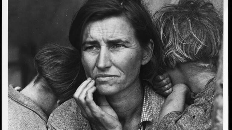 Who was Florence Thompson, the migrant mother in Dorothea Lange’s iconic photo?