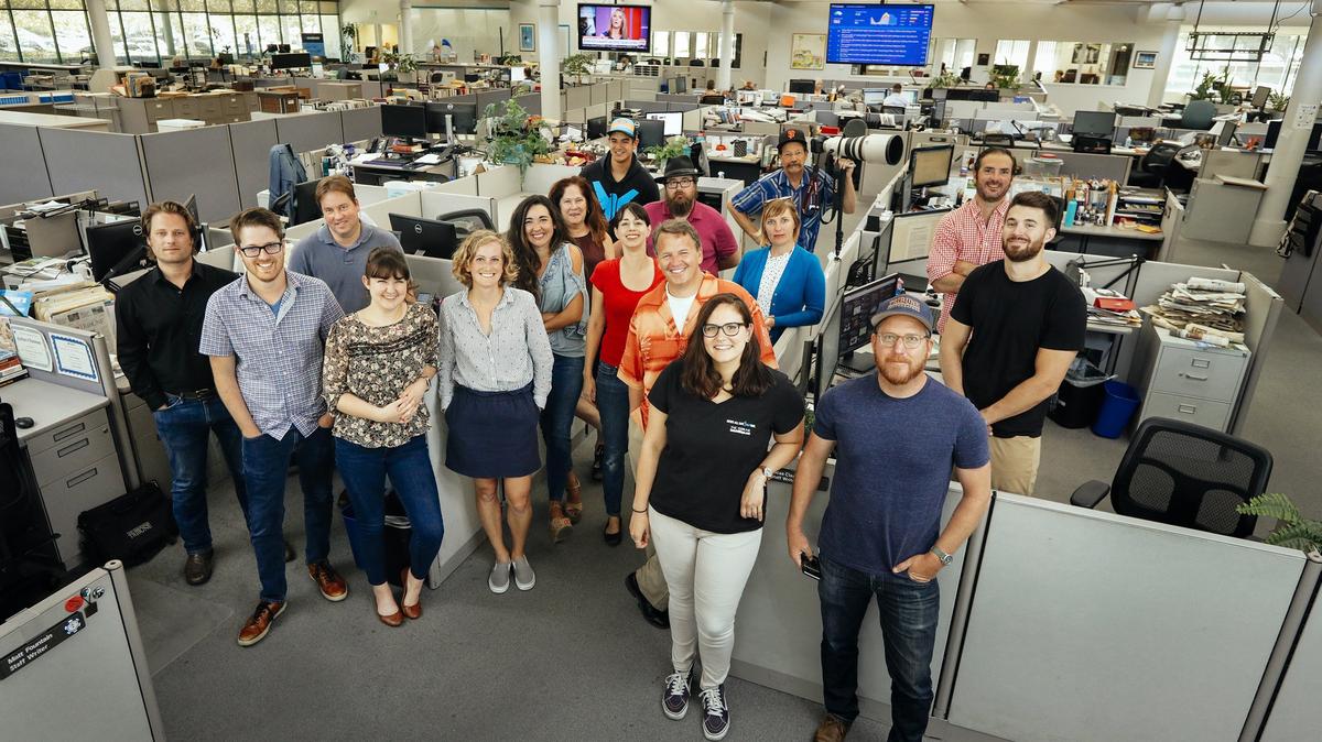 Reporters, photographers and editors of The San Luis Obispo Tribune.