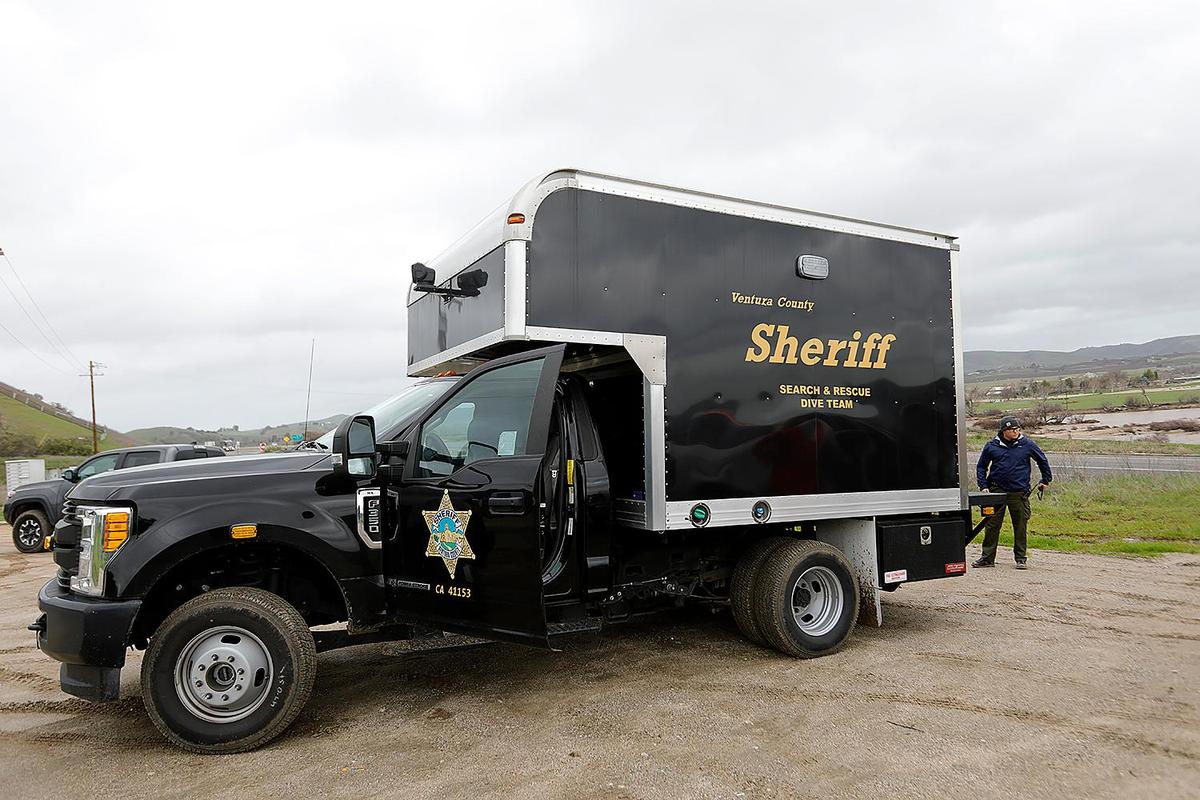 The Ventura County Search and Rescue Dive Team was among those looking for any sign of 5-year-old Kyle Doan on Wednesday, Jan. 11, 2023, two days after he disappeared in swollen San Marcos Creek near San Miguel.