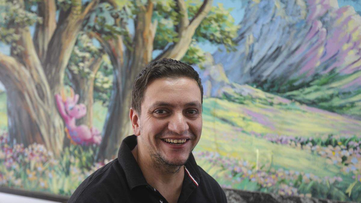 Ahmed Dobai is the owner of Ben Franklin's. The restaurant with murals inside and outside was founded in 1969. It has long been known for Eastern-style sub sandwiches, seen here on Sept. 17, 2025.
