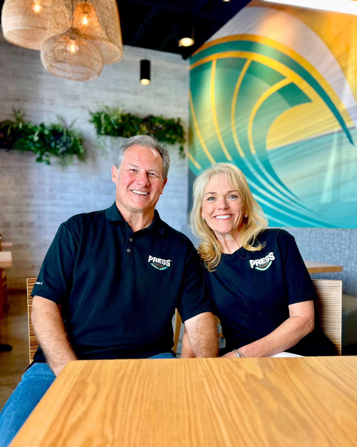 Co-founders of Heritage Restaurant Brands Greg and Jonette Graber opened the first Press Quesadilla Grill in San Luis Obispo in November 2024.