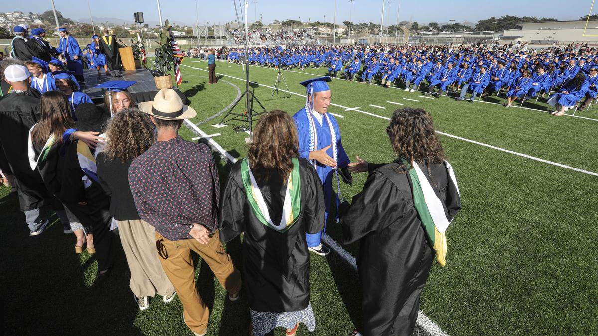 Morro Bay High School issued diplomas to 176 graduates on June 4, 2026.