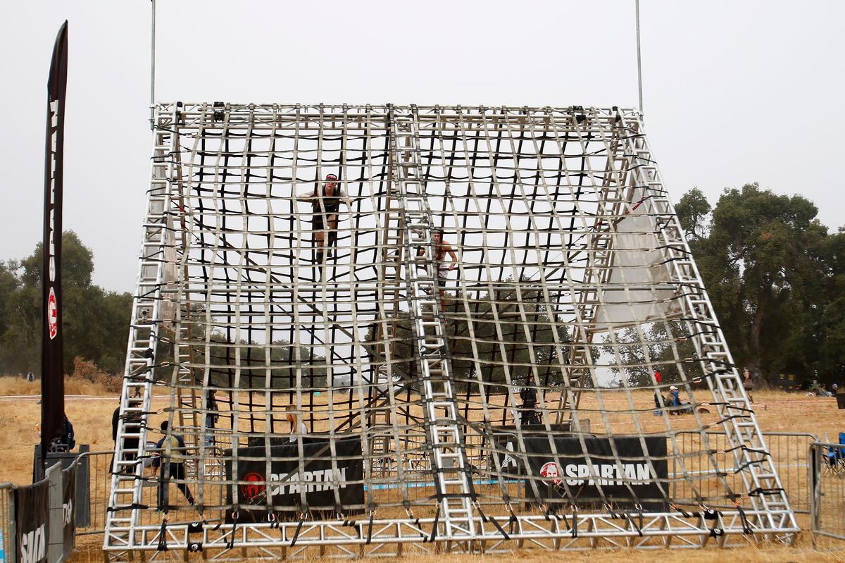 A Spartan race event held in Santa Margarita on Nov. 2, 2024, featured a selection of challenging obstacle courses.