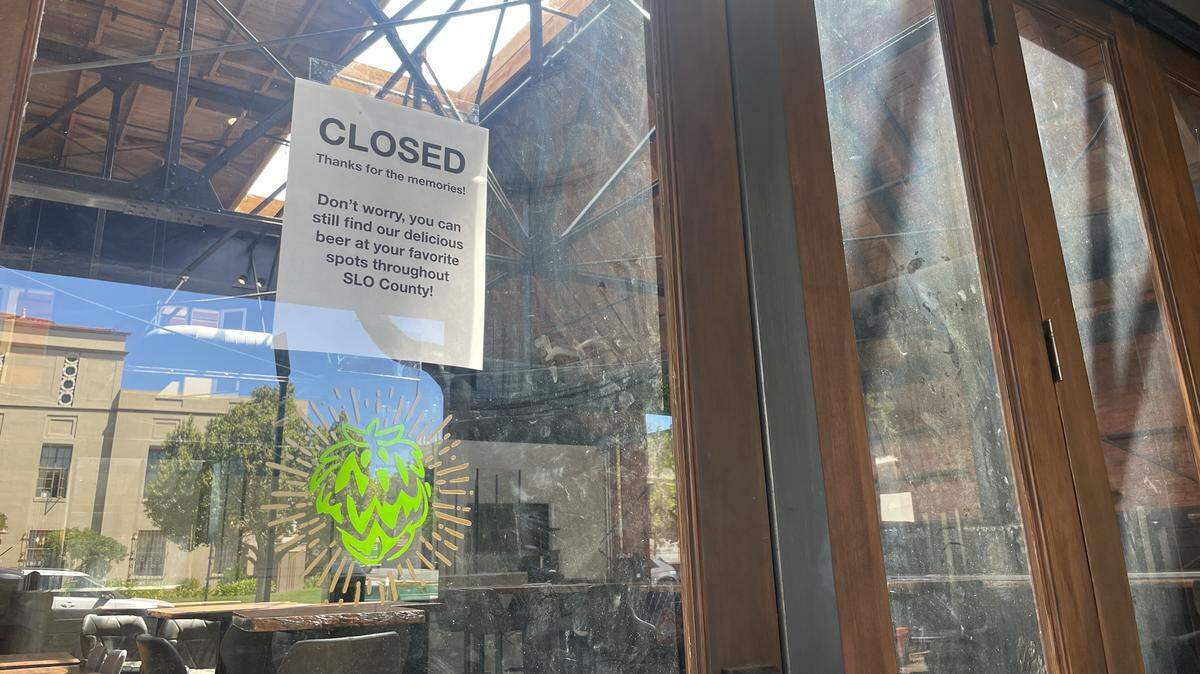 Antigua Brewing Company, seen here on Sept. 4, 2025, suddenly closed its taproom doors after nearly four years in downtown San Luis Obispo.