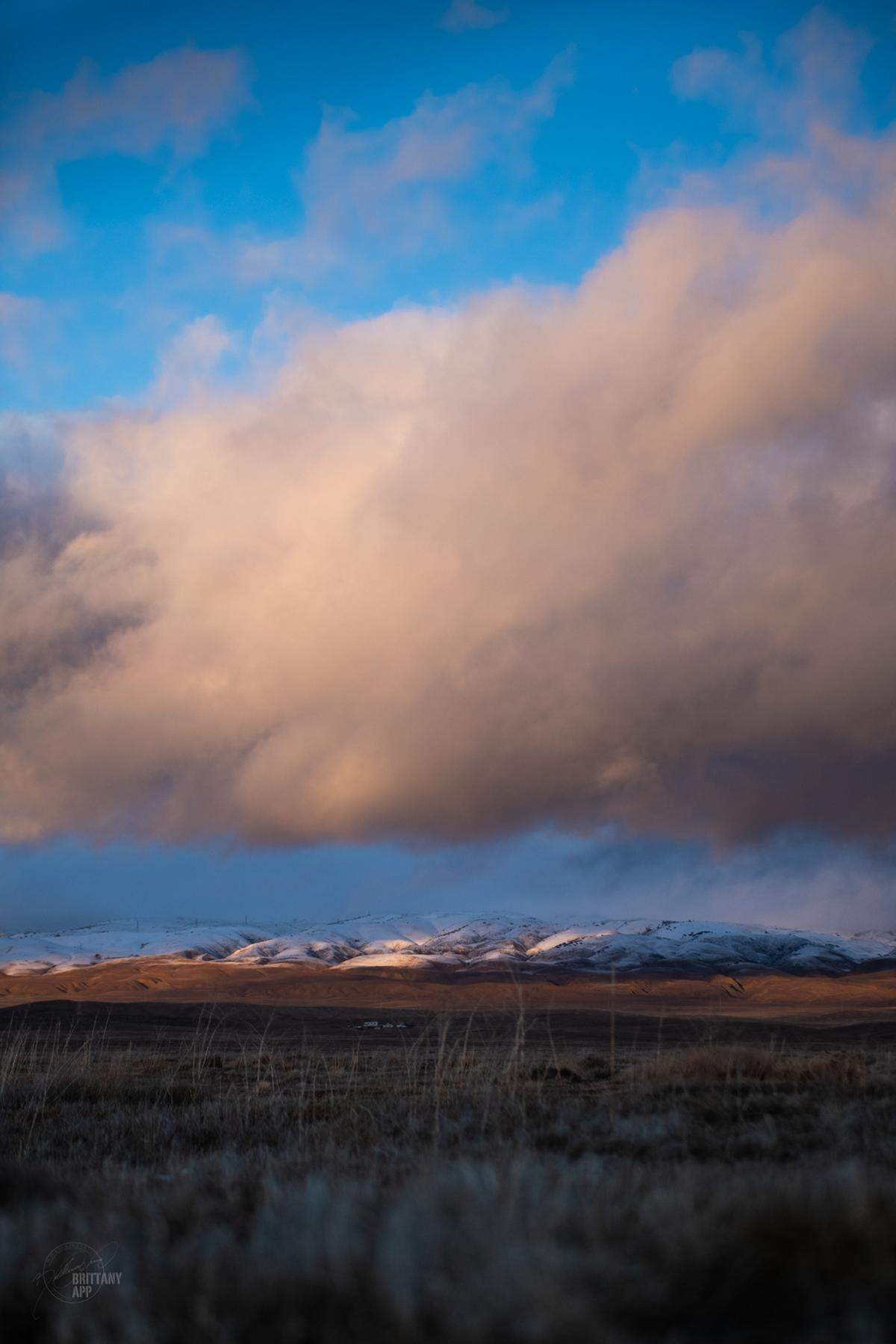 A dusting of snow from this week’s storm turned the Temblor and Caliente mountain ranges white on Wednesday at the Carrizo Plain National Monument in eastern San Luis Obispo County.