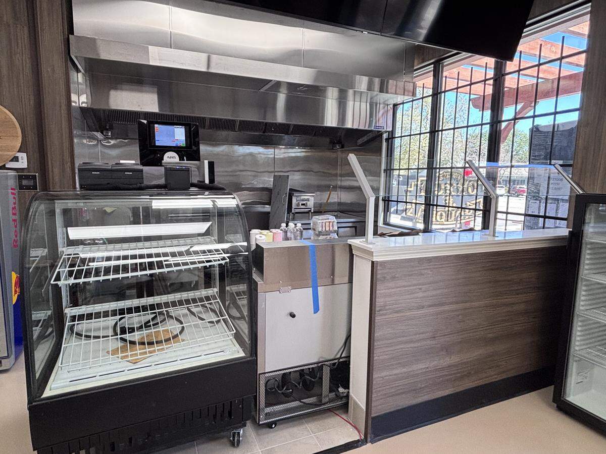 The deli space in Morro Liquor in Atascadero is set to open in one month, serving sandwiches, burgers and possibly burritos, based on customer requests for the menu.