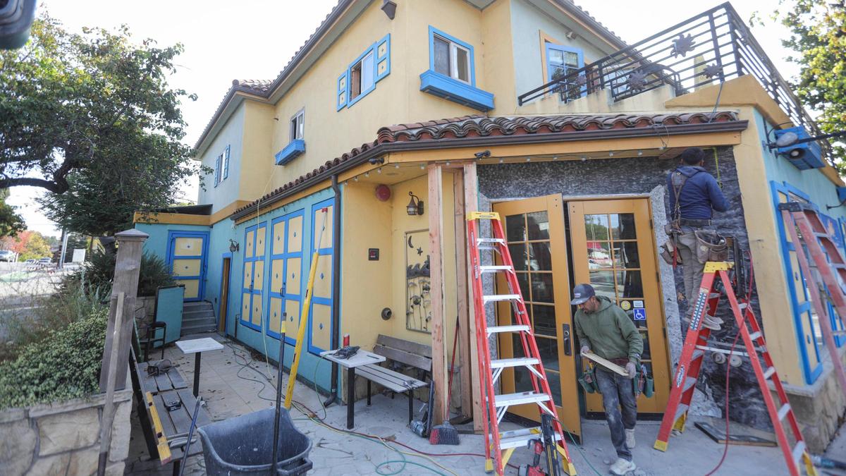 The former Splash Cafe in San Luis Obispo is under renovation to become a new Mexican restaurant with special cocktails created by the neighboring Petit Soleil seen here Dec. 13, 2024.