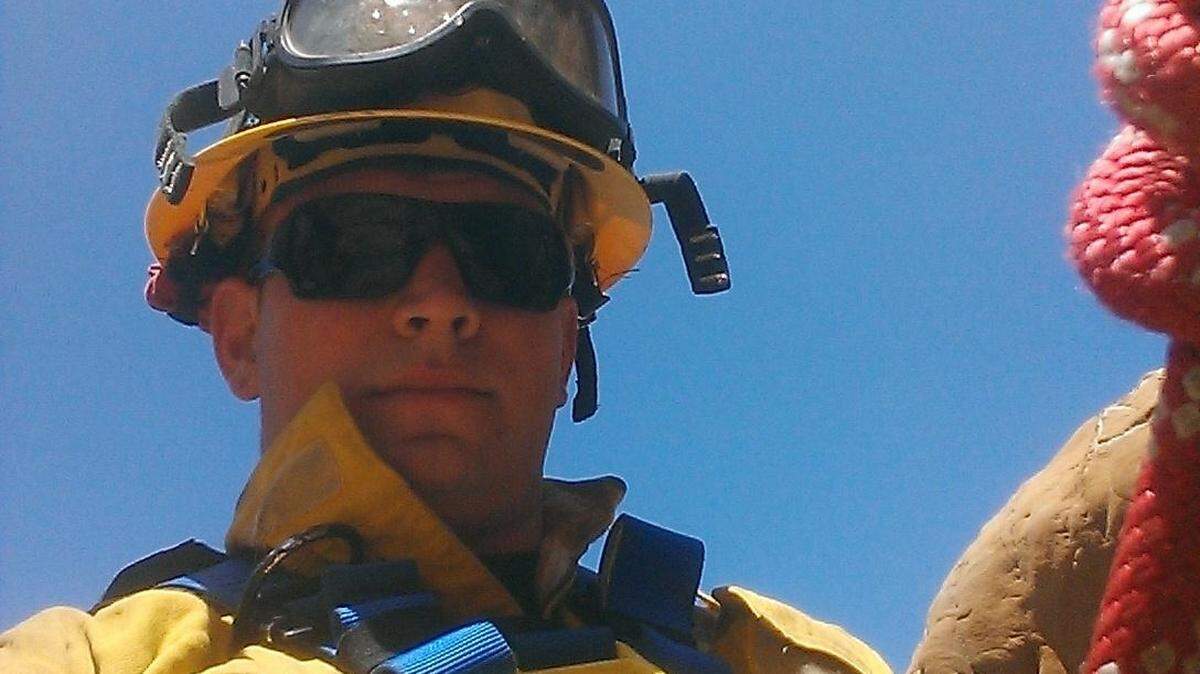 Cal Fire firefighter Damien Pereira