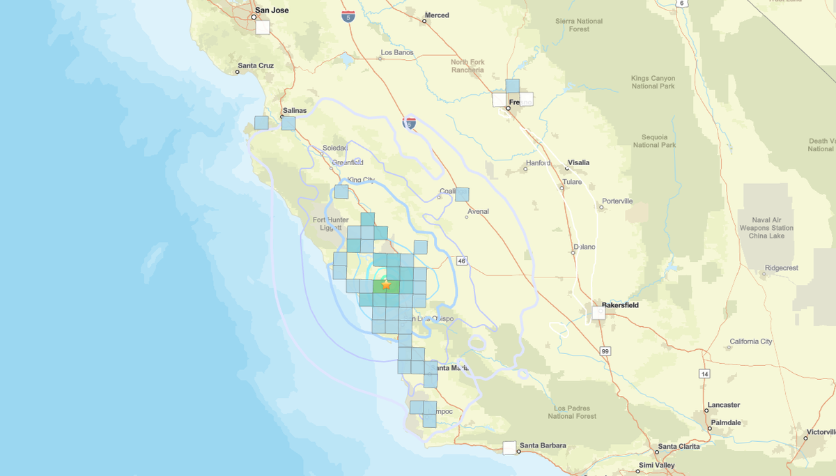 A 4.1-magnitude earthquake shook San Luis Obispo County near Paso Robles on Nov. 18, 2025. It was felt as far away as San Jose, Fresno and Santa Barbara.