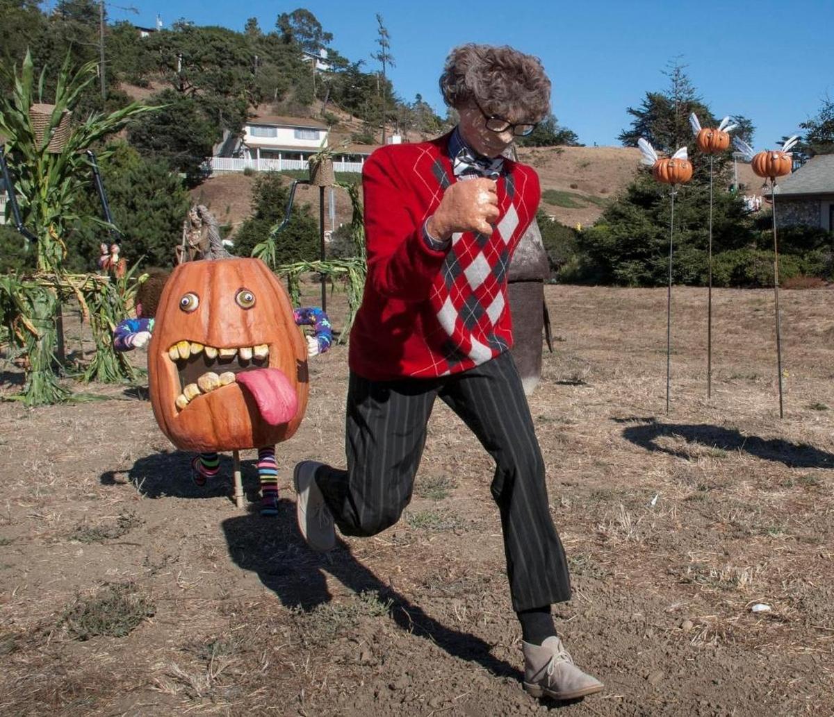 The eighth annual Scarecrow Festival has increased Cambria’s population by some 500 whimsical, stuffed characters.