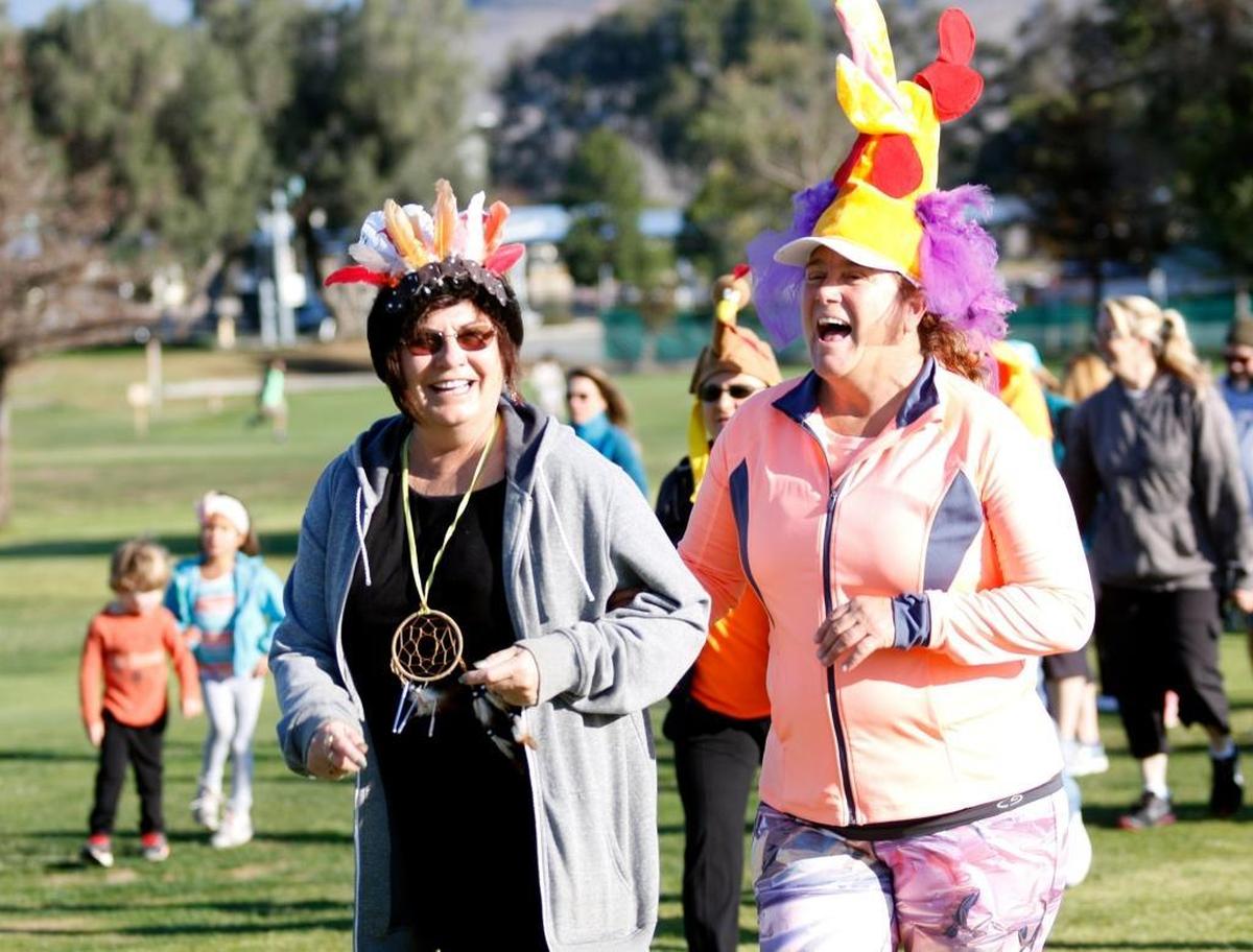The Gobble Wobble Fun Run is held on Thanksgiving Day at Laguna Lake Golf Course in San Luis Obispo