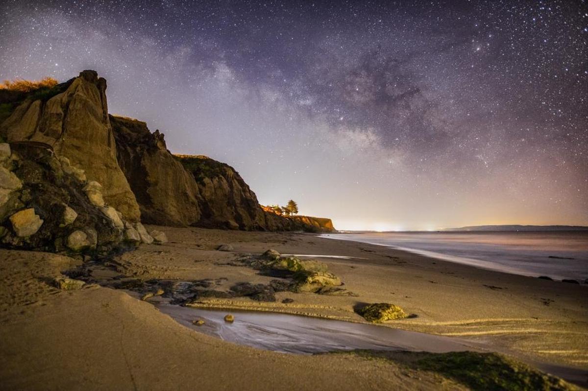 Central Coast photographer Brady Cabe captures a view of the Milky Way from Shell Beach.
