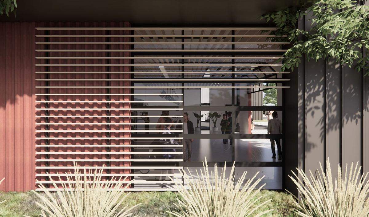 A rendering of the new Duncan Alley complex in SLO. The hub is now leasing to makers of food and beverage operators, who would produce and sell their product on site.