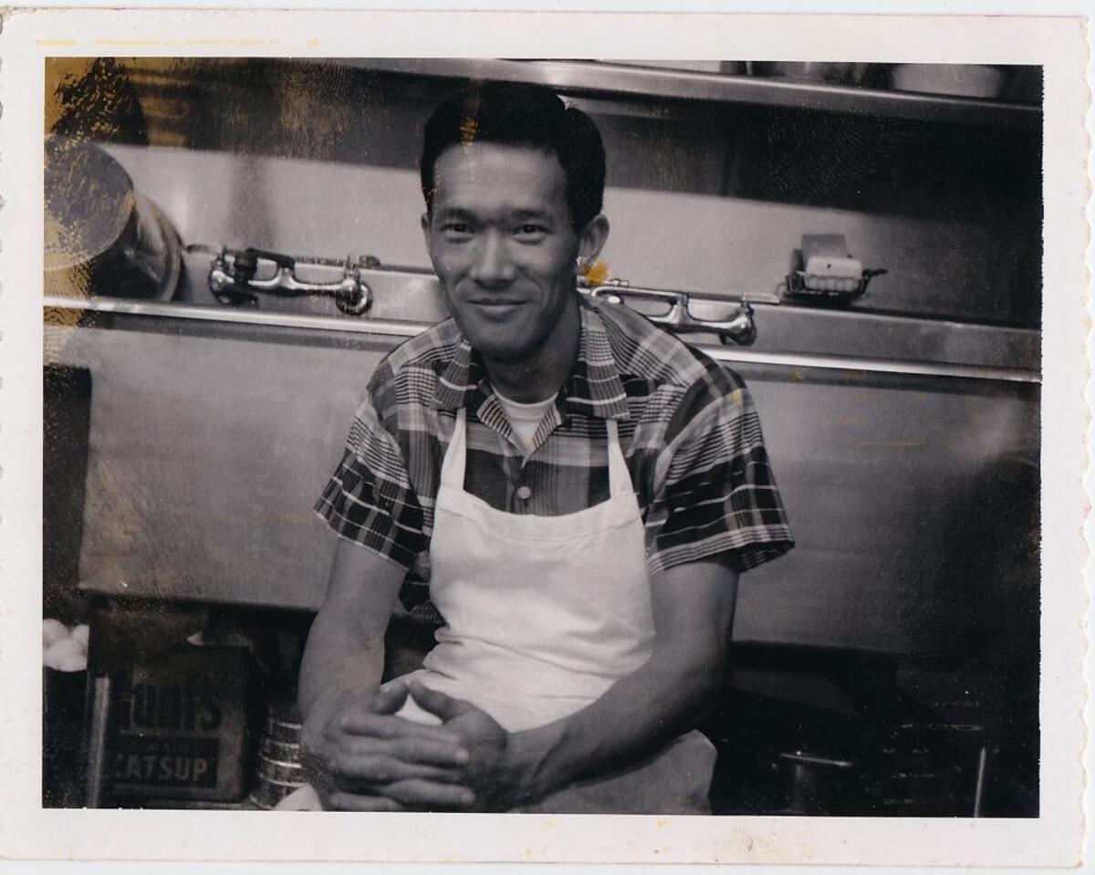 Johnny Gin, whose family started Mee Heng Low restaurant in San Luis Obispo, poses for a picture. He died at age 92 on Sept. 26, 2023.