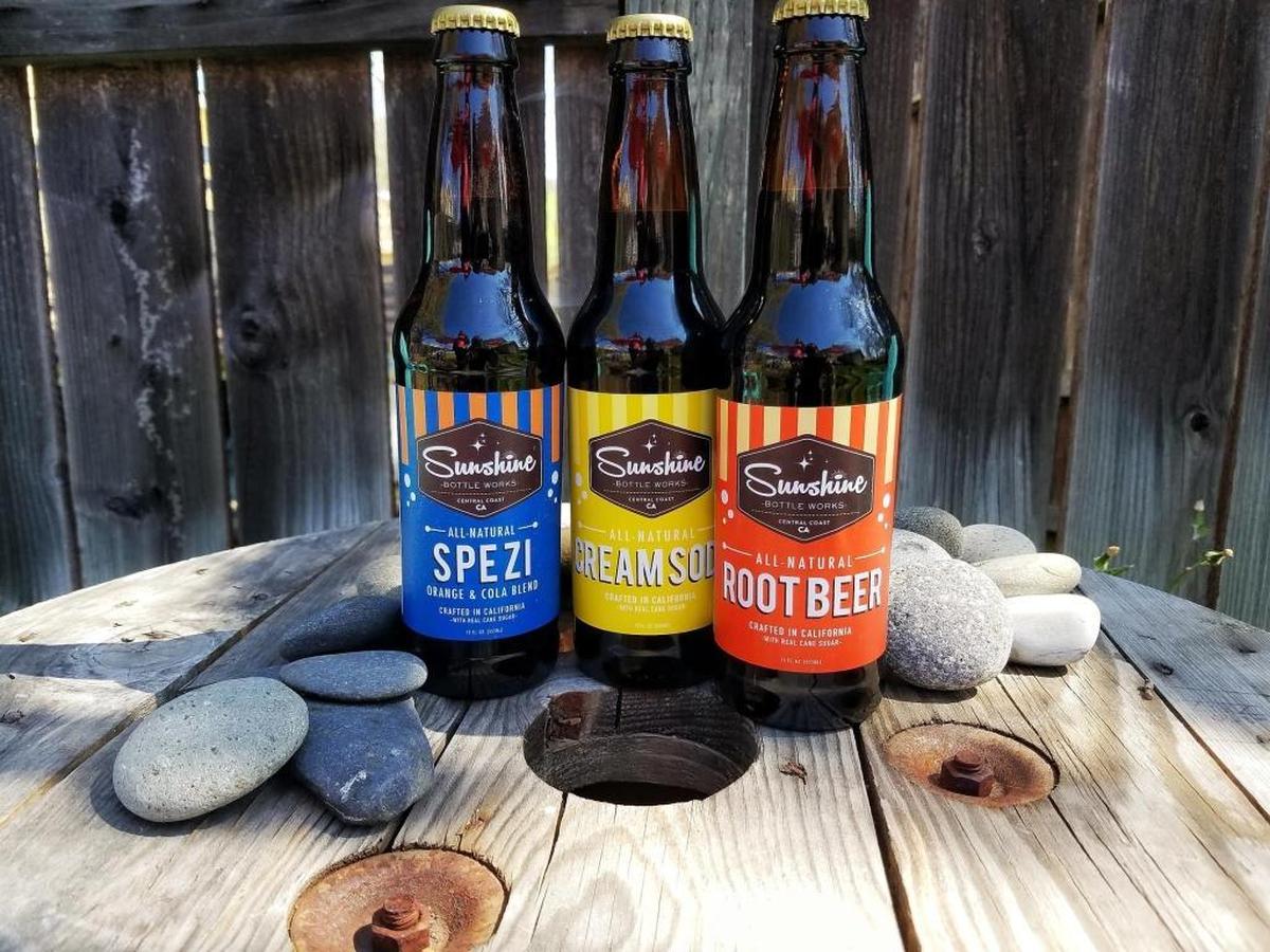 Paso Robles company Sunshine Bottle Works makes three flavors: cream soda, root beer and Spezi, a blend of cola and orange soda.