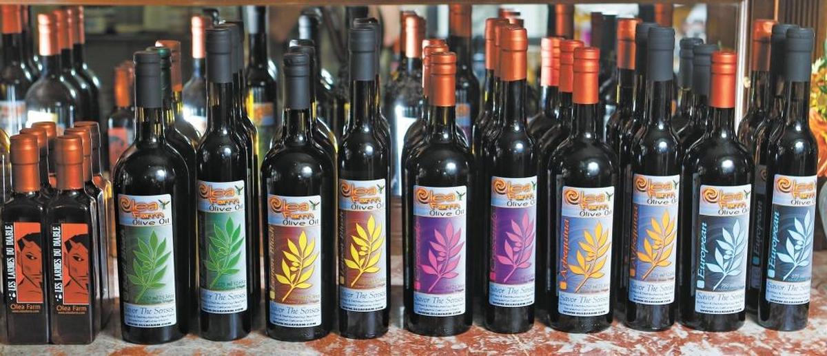 Olea Farm in Templeton offers several varieties of extra-virgin olive oil.