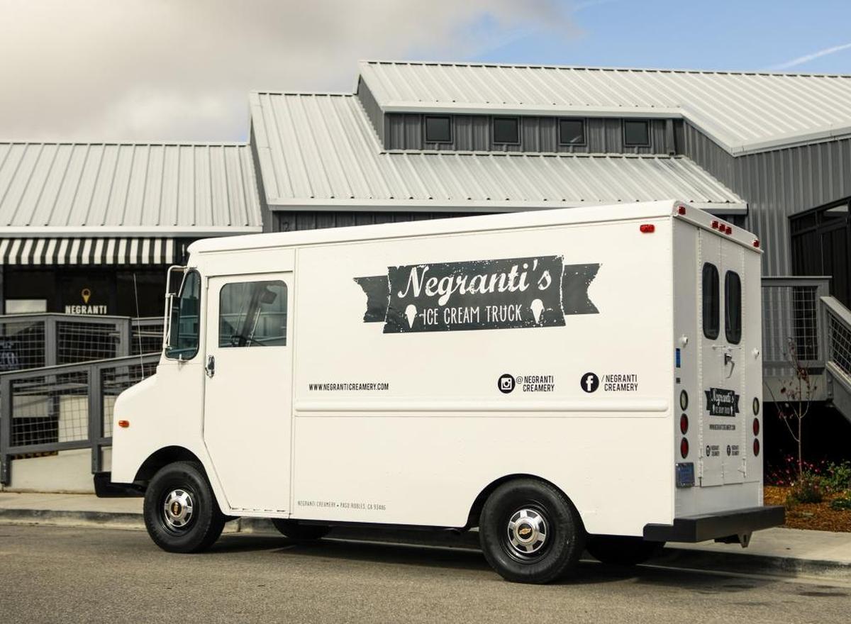 Negranti Creamery’s new scoop shop is located at Tin City in Paso Robles.