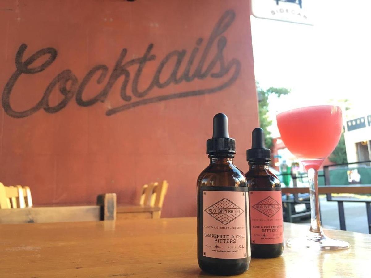 SLO Bitter Co. in San Luis Obispo offers several flavors of handcrafted bitters, including grapefruit and chili and rose and pink peppercorn.