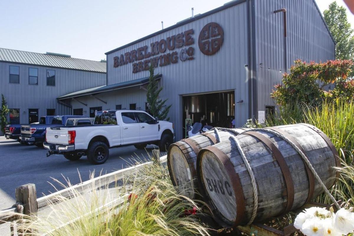 Barrelhouse Brewing Co. in Paso Robles has a popular outdoor area.