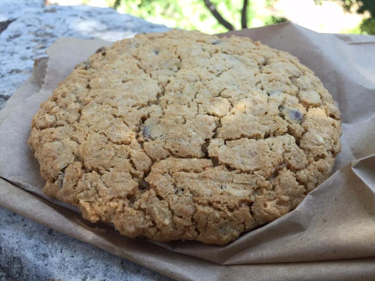 A cookie from Cowboy Cookie & Ice Cream.