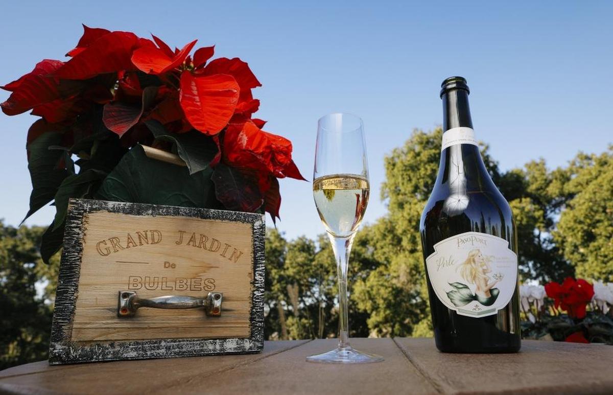 Templeton’s PasoPort Wine Co. makes Perle sparkling wine, a barrel-fermented blend of pinot noir and chenin blanc.