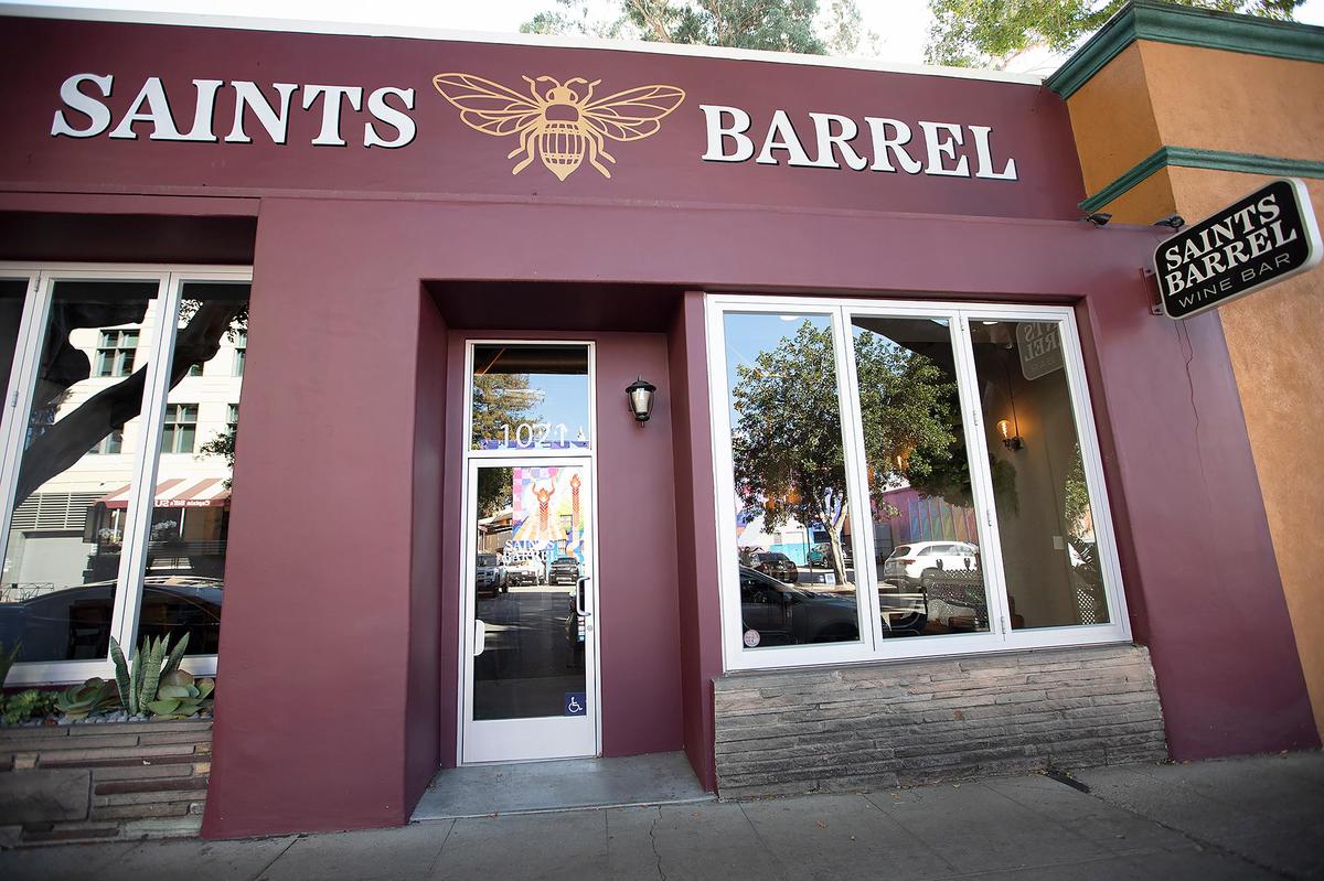 Saints Barrel wine bar is located in the former Luis Bar space at 1021 Higuera St., near Firestone Grill and Black Horse Espresso & Bakery.