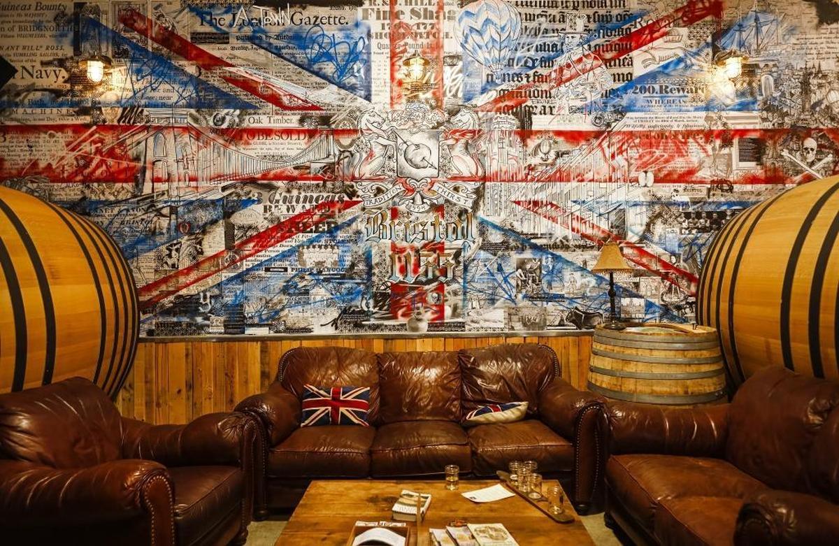 A mural by artist Adam Welch can be seen at Bristols Cider House in Atascadero.