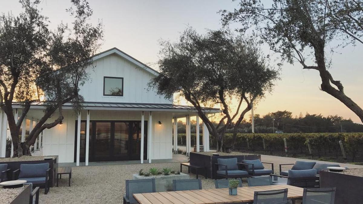 Biddle Ranch Vineyard debuted a modern, farmhouse-style tasting room in San Luis Obispo in 2016.