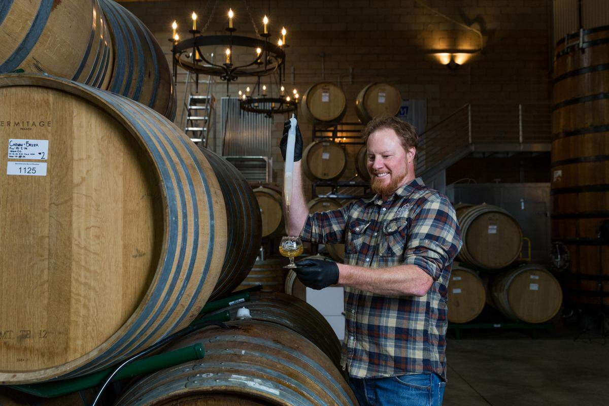 Jim Crooks is the master blender at BarrelWorks, Firestone Walker Brewing Co.’s Buellton-based outfit for wild and barrel-aged ales.