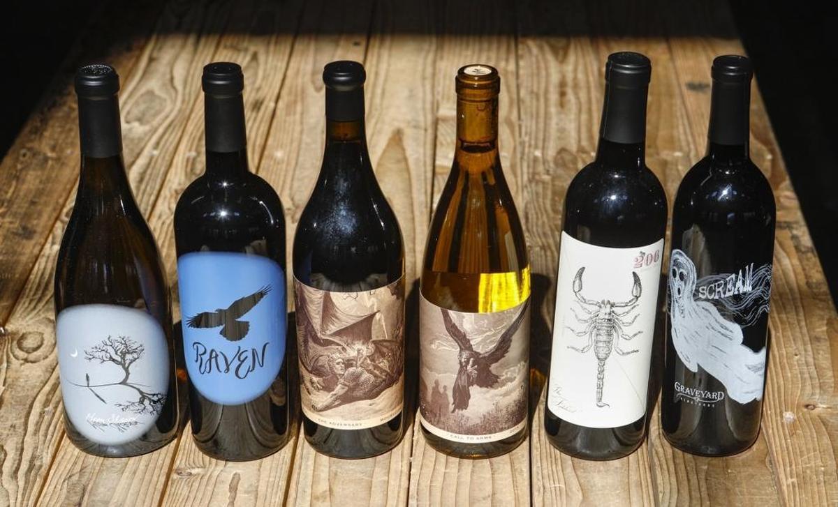Halloween-themed wines include Moon Shadow and Raven from Shadow Run Vineyards in Creston; Adversary and Call to Arms from Sans Liege in Paso Robles and Pismo Beach; a scorpion-inspired zinfandel from The Fableist in Paso Robles and Scream from Graveyard Vineyards in San Miguel.
