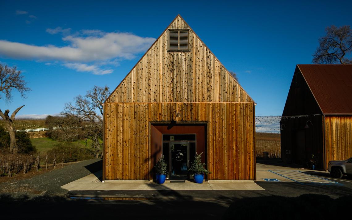 The Austin Hope and Treana tasting cellar is located on Live Oak Road in Paso Robles.