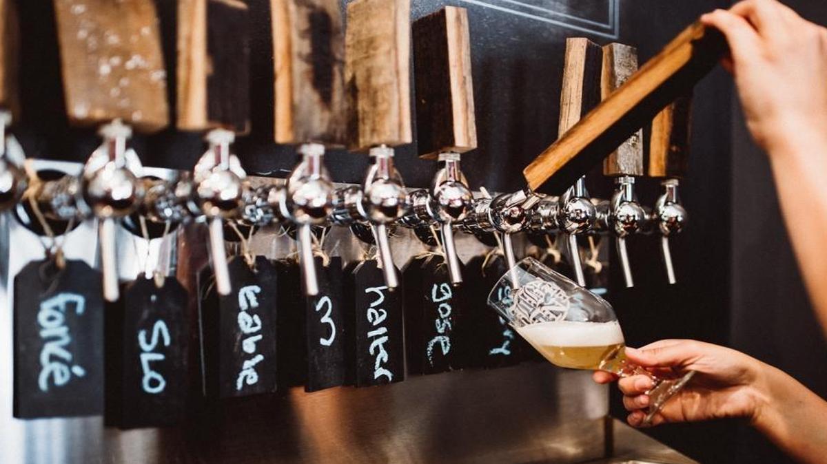 Libertine Brewing Co. offers 76 taps at its pub at 1234 Broad St. in downtown San Luis Obispo.